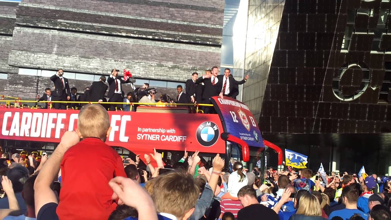 Cardiff City Open Top Bus Parade 5
