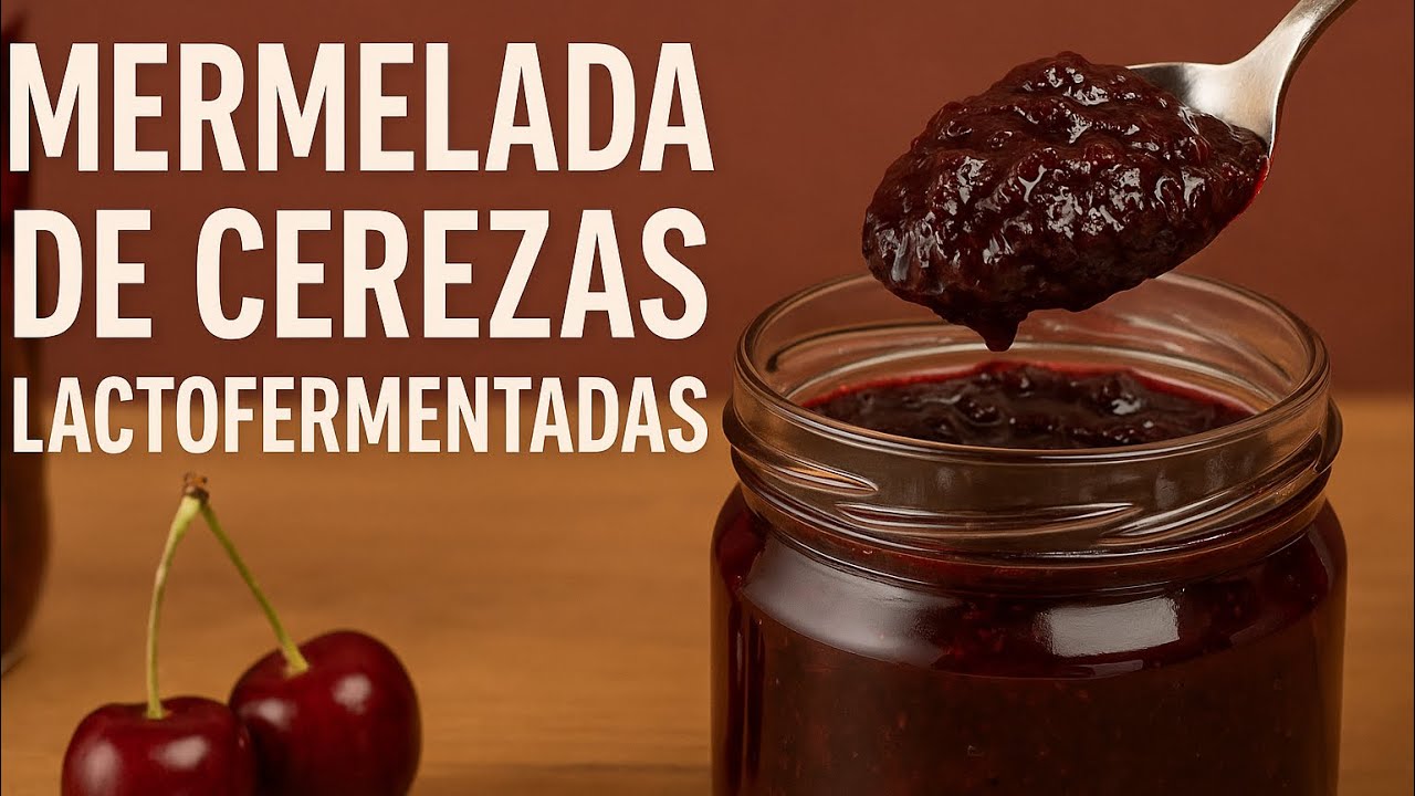 ¡Increíble! Mermelada de Cerezas Lactofermentadas sin Azúcar ni Cocción 🍒✨