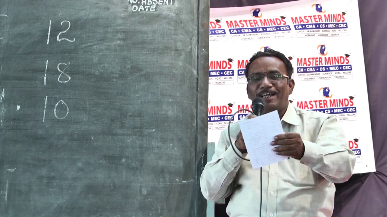 HOW TO SCORE 10 GPA   AN EXCELLENT SESSION BY TELUGU LAKSHMI KANTH GARU   BY MASTER MINDS FOR MEC AN