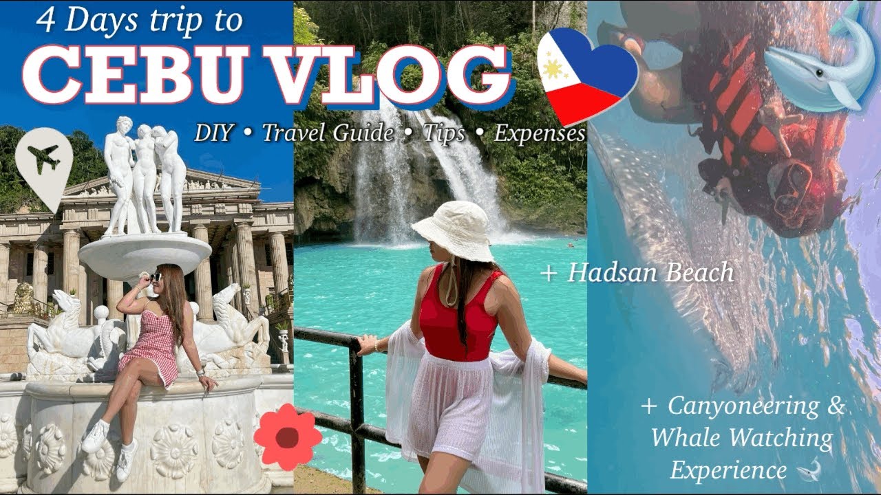 CEBU VLOG 2025 🐋🧗🏻‍♀️🥭 • DIY • Travel Guide • Expenses