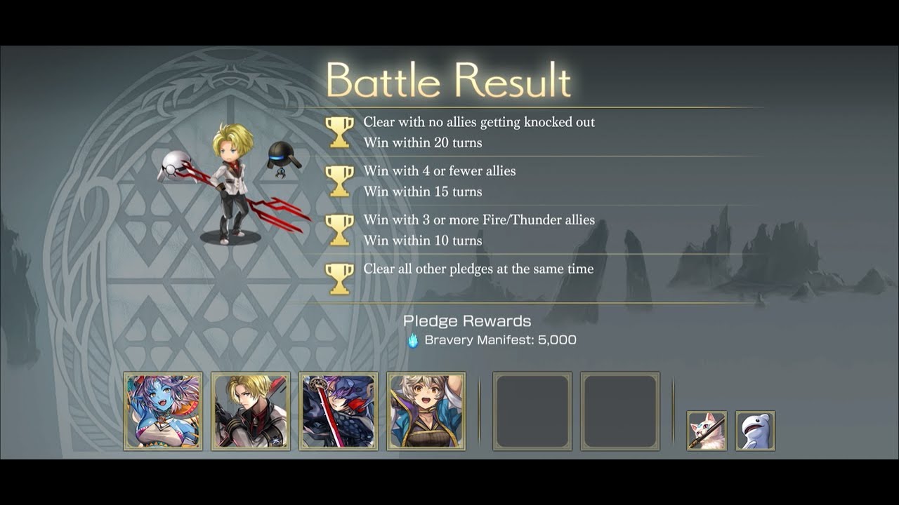 [Another Eden] Cetie TMC - 2T clear - Fire/Thunder pledge & Slash pledge