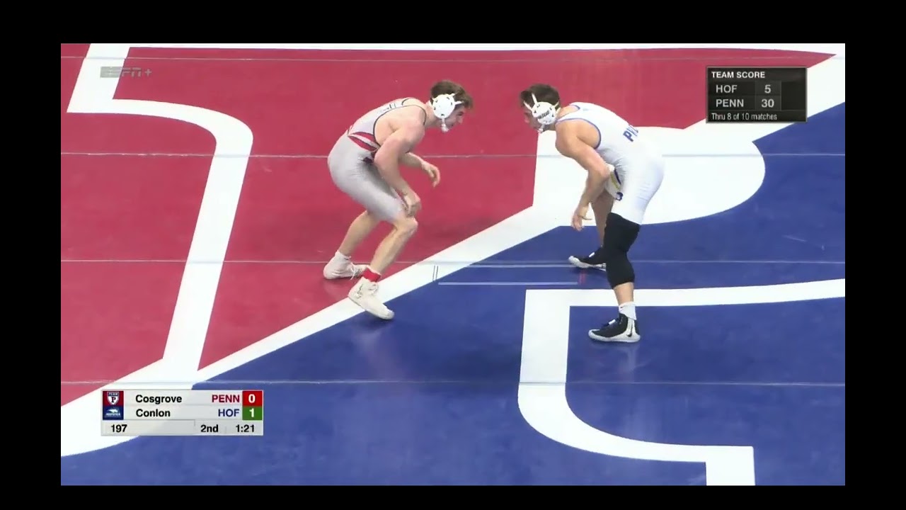 197lbs Will Conlon (Hofstra) vs Martin Cosgrove (Penn)