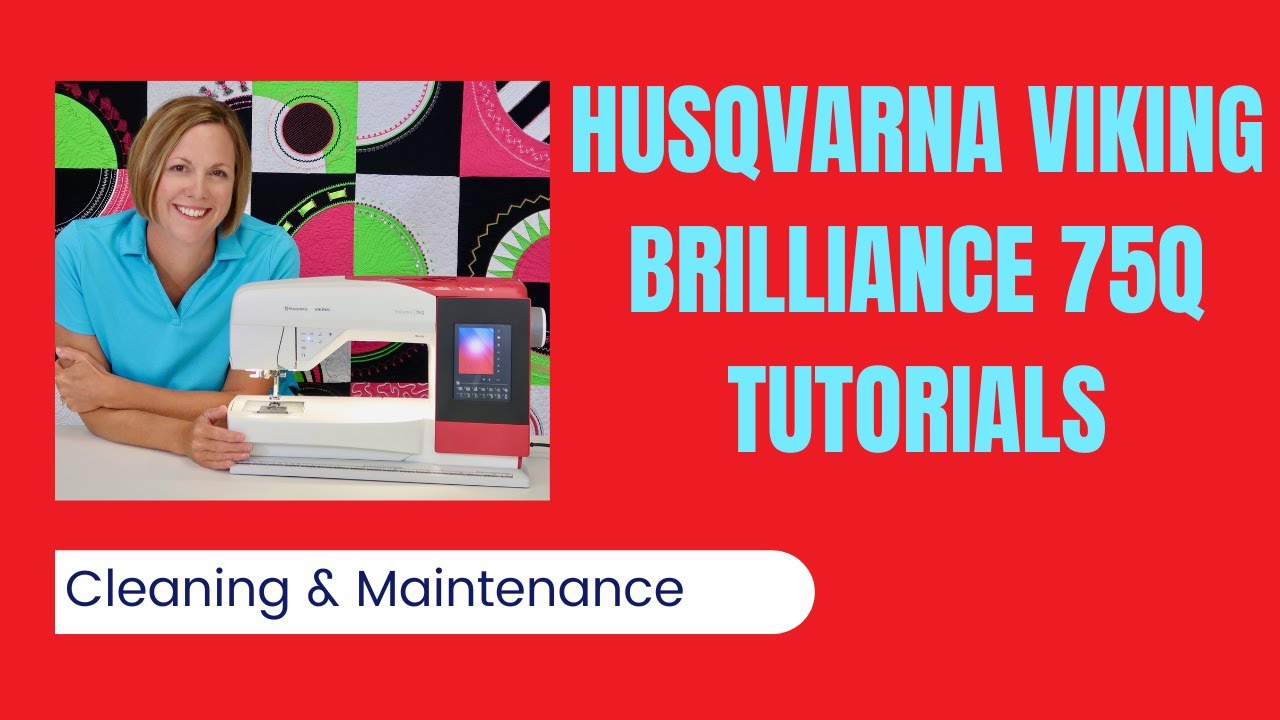 Очистка и обслуживание Husqvarna Viking Brilliance 75Q