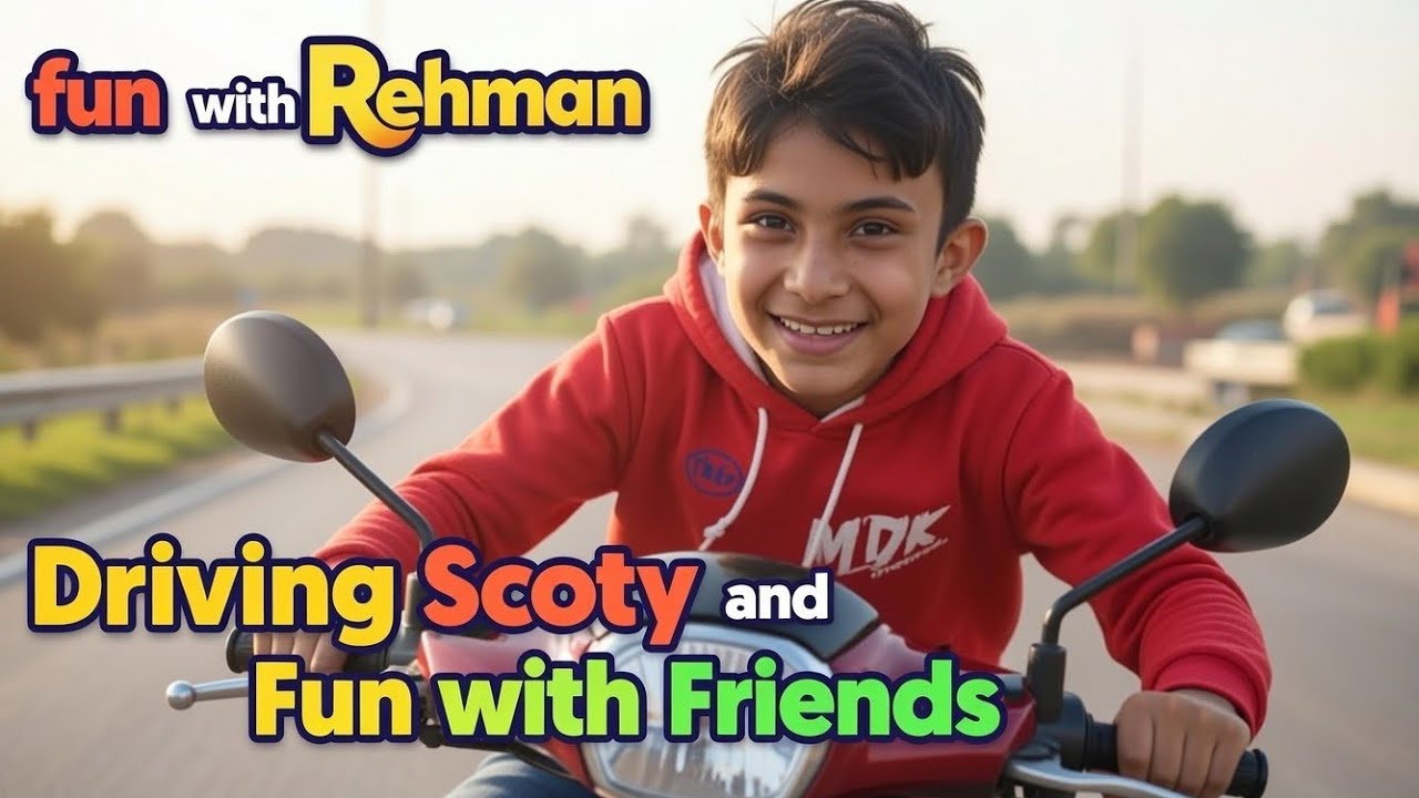 Scooty Ride Masti with Friends 😍 | Fun with Rehman
