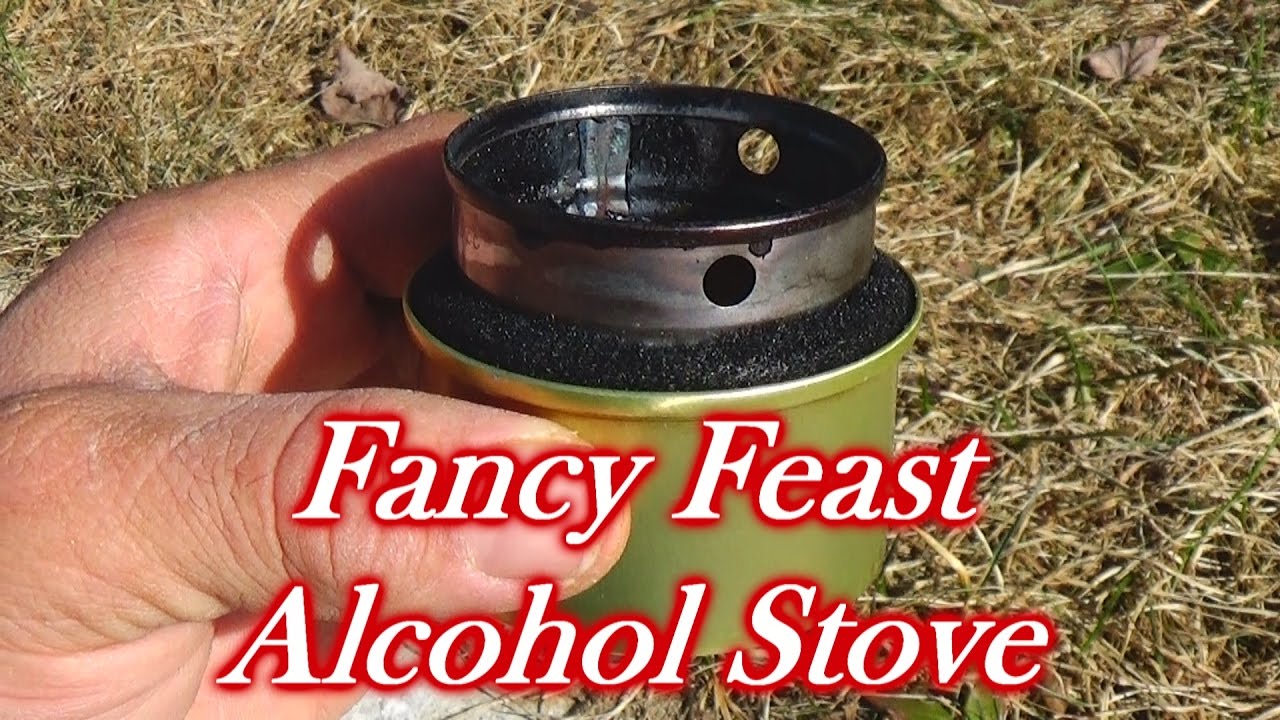 Backpacking Ultralight Fancy Feast Alcohol Stove Review & Test