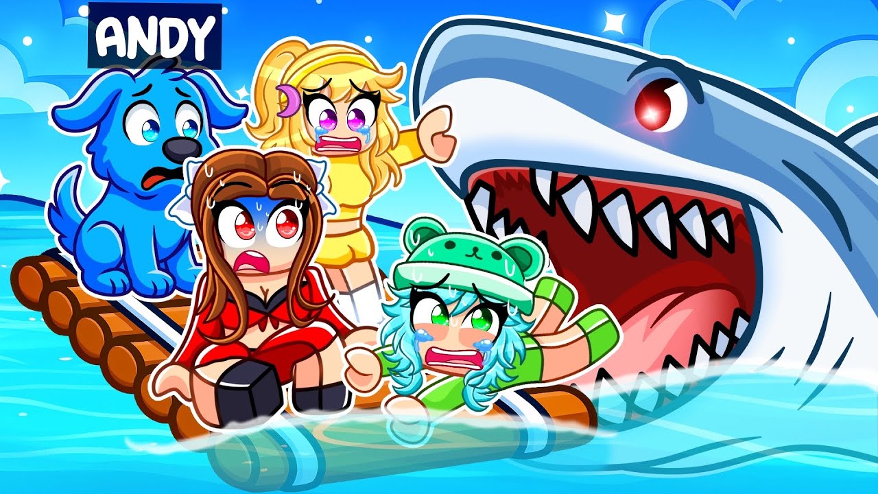 I Became A DOG And Got TRAPPED On A Girls Only Raft In Roblox!