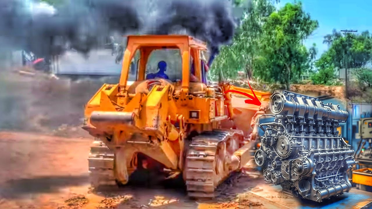How to repair and replace a big UD truck engine in Pakistan|how to remove rust from UD truck engine