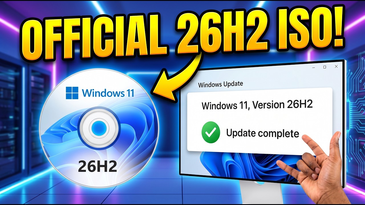 Windows 11 25H2 to 26H2 ISO Upgrade &mdash; Keep Files & Apps