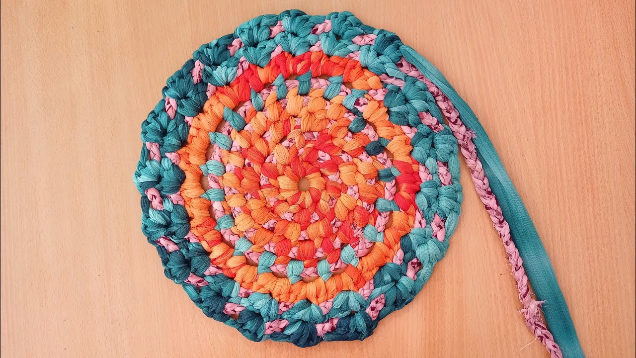 Как сделать красивый коврик для двери, Sonu Crafters 🌸🧷