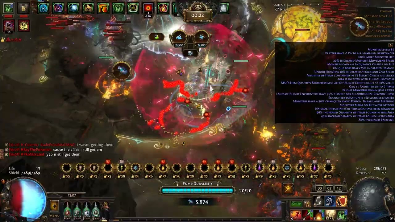 Poe 3.26 Cremation of exhuming Necro - Blight ravaged map (kinda no towers)