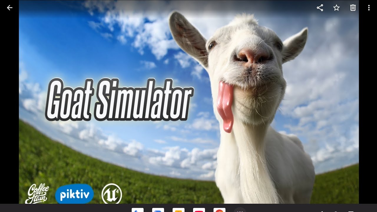 Jugando goat simulator