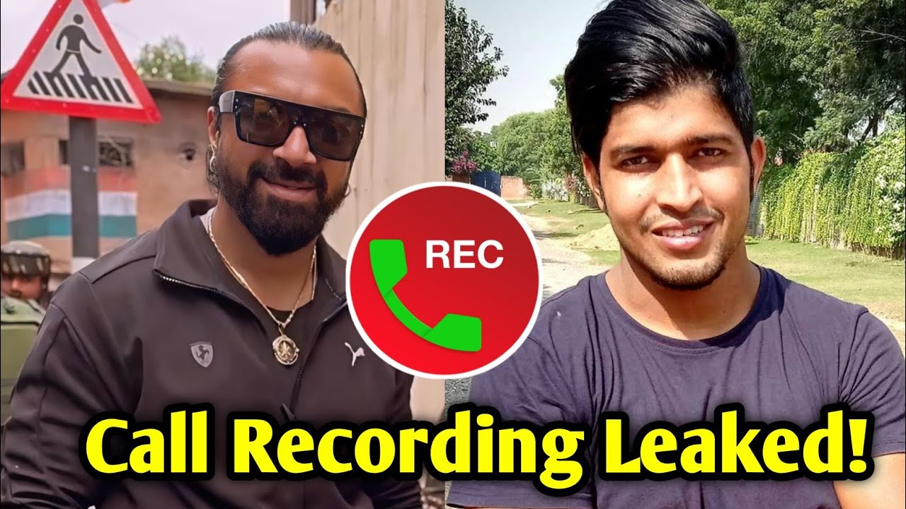 😱 LEAKED! Ajaz Khan CALL RECORDING with Thara Bhai Joginder