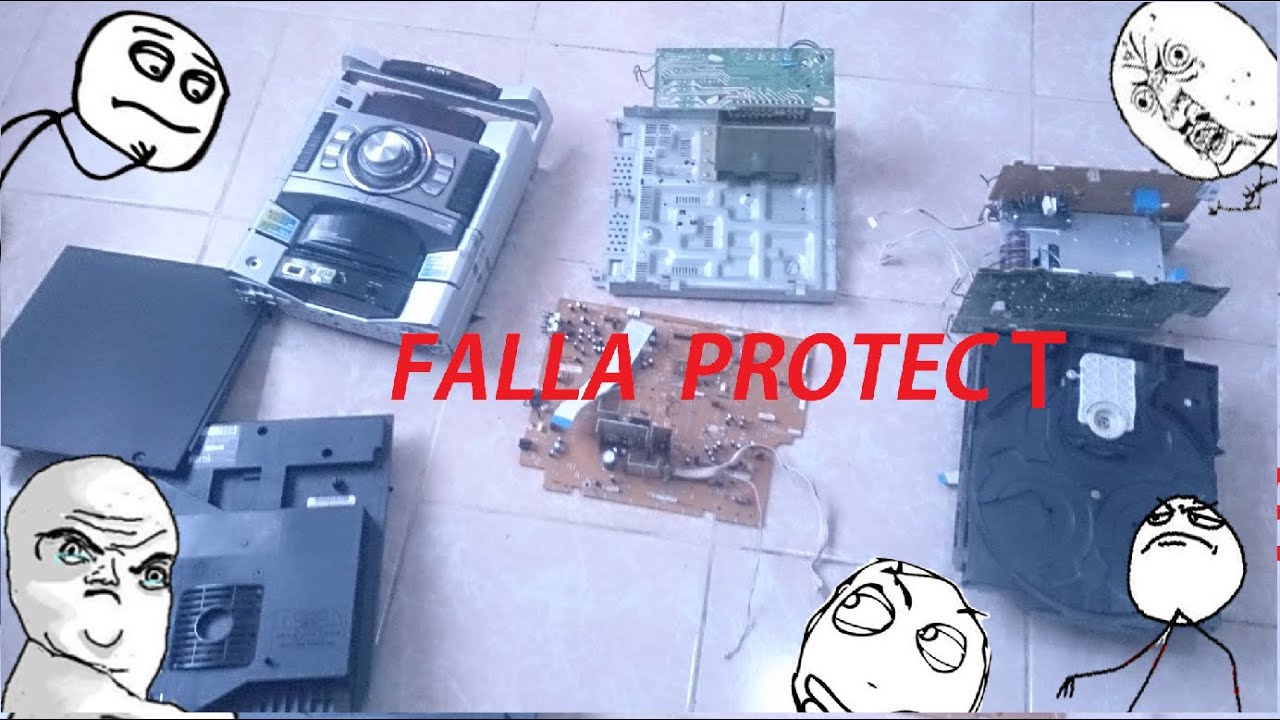 Sony gtx88 reparacion falla protect