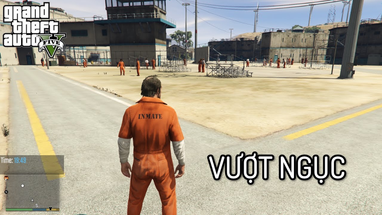 GTA V nhưng T&Ocirc;I BỊ BẮT V&Agrave;O T&Ugrave;