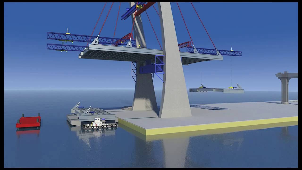 KORABELNY CABLE STAY BRIDGE, RUSSIA.