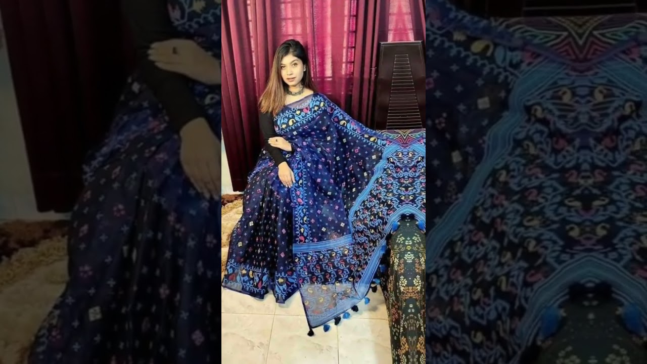 Tangail Half Silk Sarer #tangail #saree