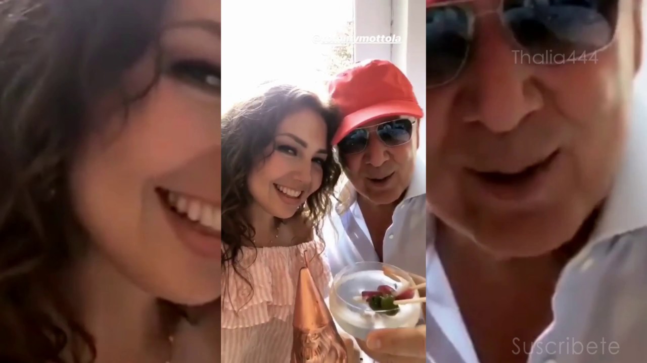 Thalia celebra el cumpleaños de Tommy su esposo