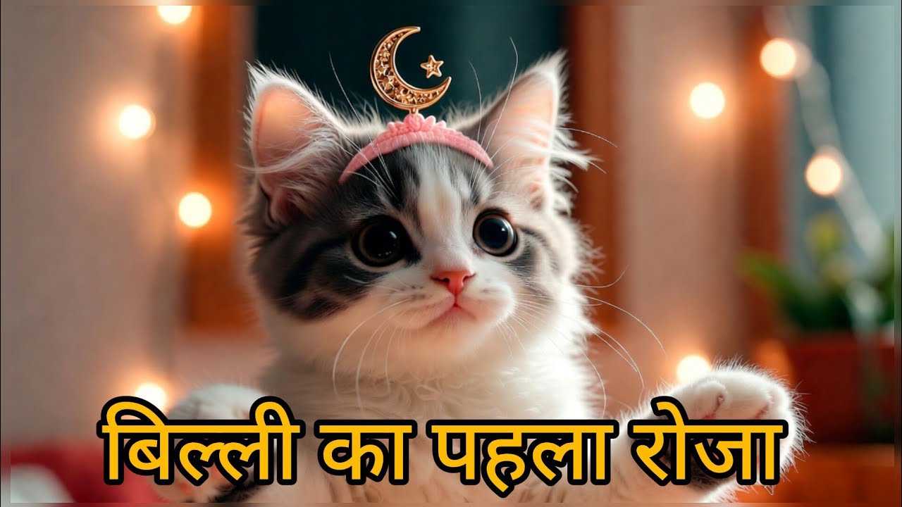 🌙😺 “रमजान में रोज़ा रखती चिंकी बिल्ली”#RamzanSpecial#RamadanCartoon#IslamicStory#RozaKahani#Funnycat
