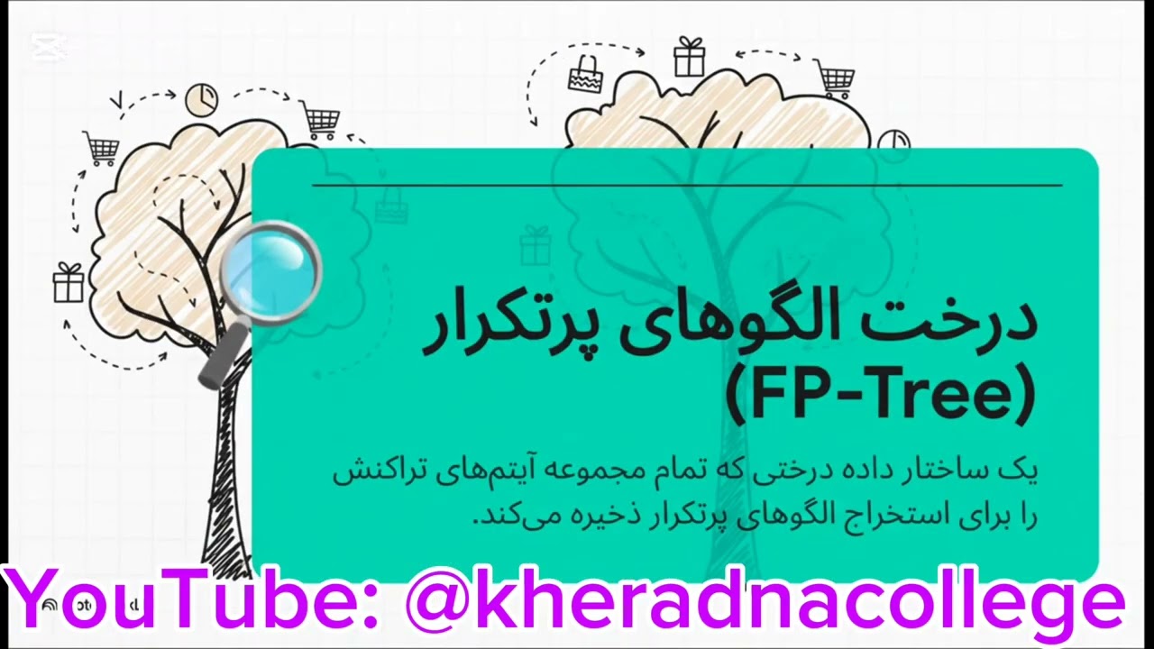 الگوریتم The FP-growth algorithm۲ ، مجموعه آموزش داده‌کاوی با R, بخش ۱۲