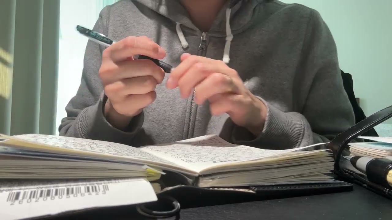 Journal with me no talking journal asmr