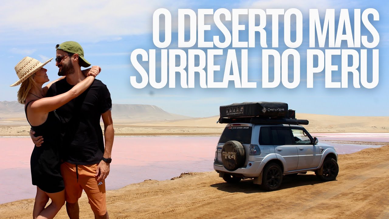 O DESERTO que encontra o OCEANO PACÍFICO no Peru -  Explorando o Parque Nacional de PARACAS