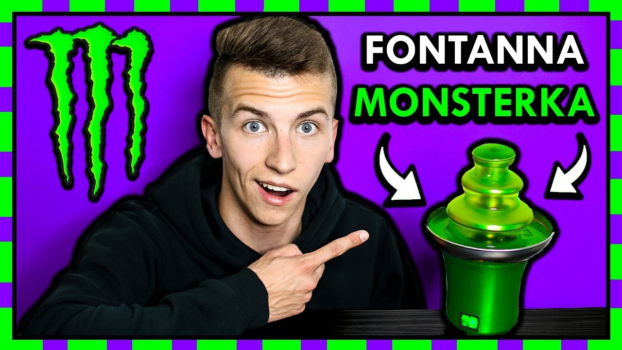 ZROBIŁEM domową FONTANNĘ MONSTERKA! ◉_◉