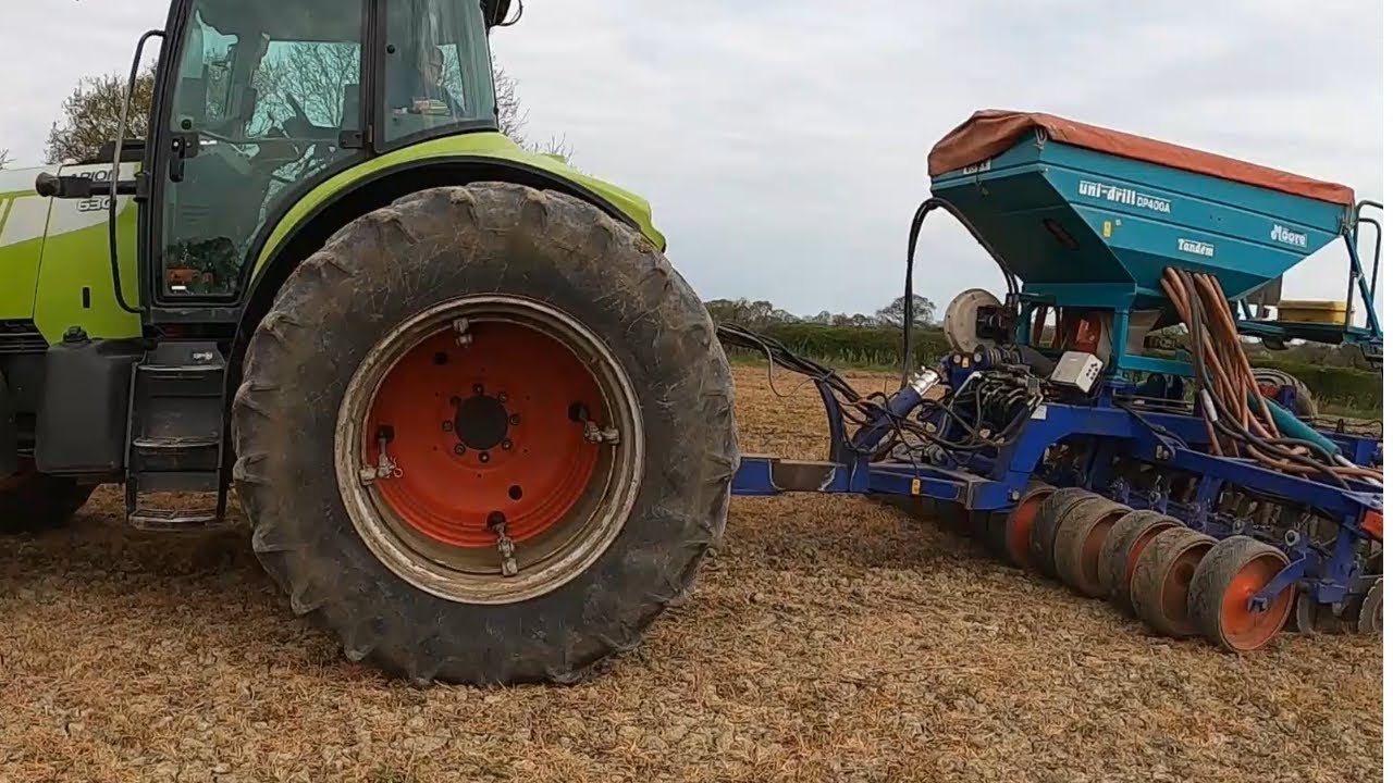 Direct drilling Spring Oats