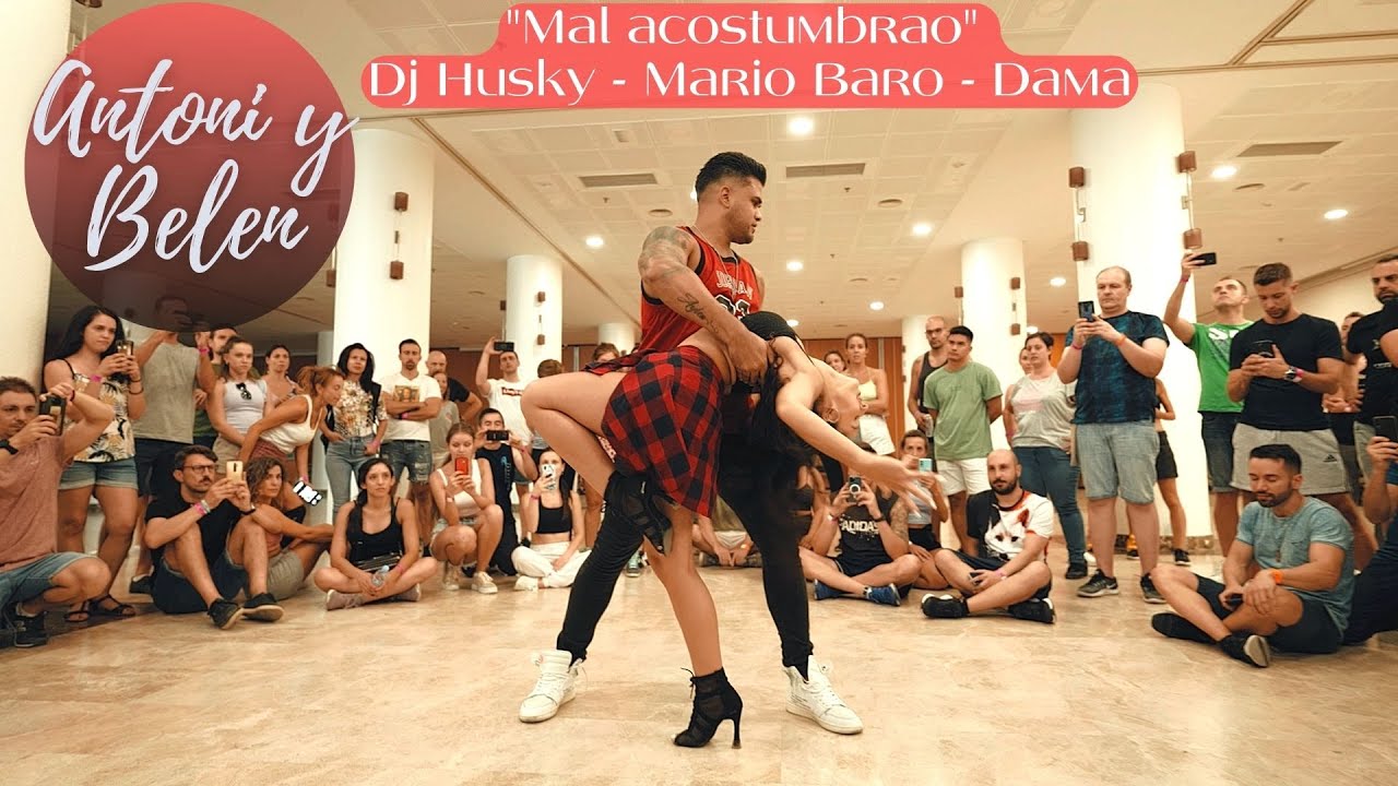 MAL ACOSTUMBRAO / DJ HUSKY -  MARIO BARO - DAMA / ANTONI Y BELEN / Bachata Spain Madrid