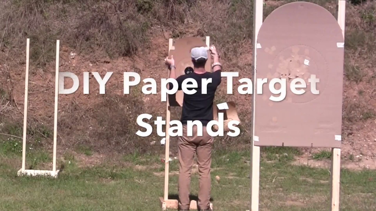DIY Cheap and Easy Target Stands