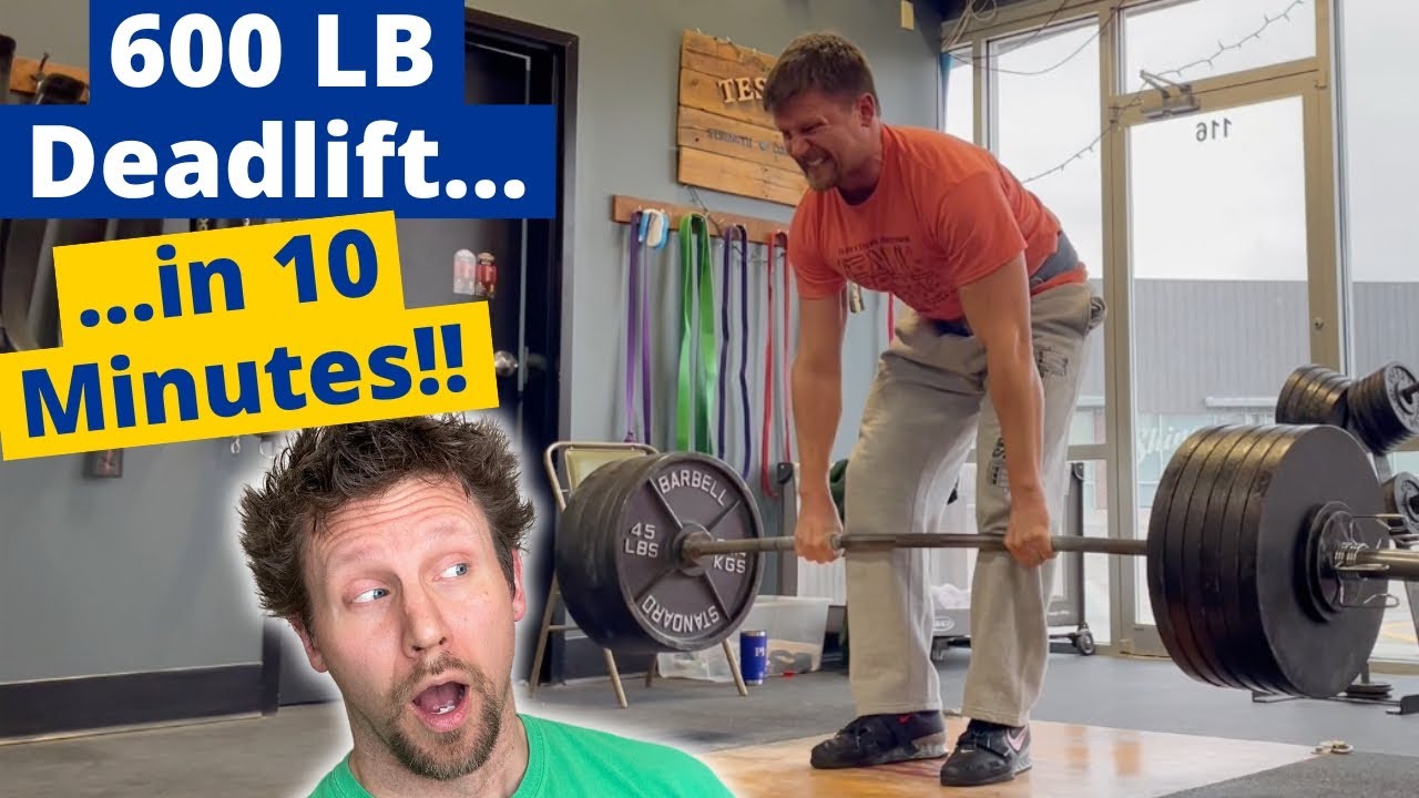 How to Deadlift 600 POUNDS in 10 Minutes | Save Time at the Gym
