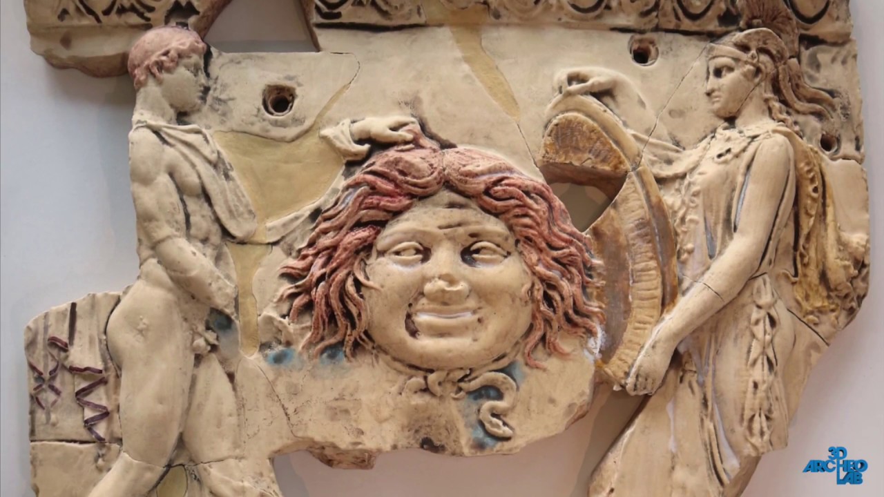 Riproduzione in stampa 3D delle lastre Campana del Museo Palatino di Roma