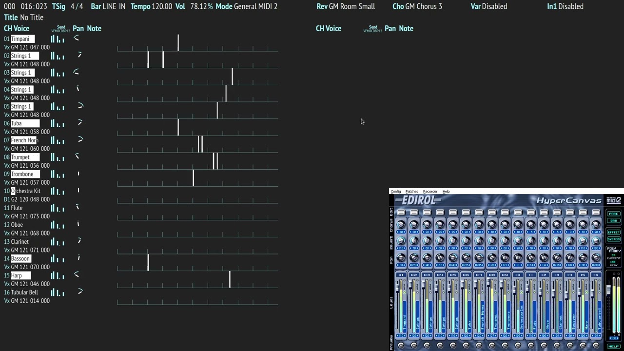 Octavia build 20260211 | SD-20/90 Demo Songs on Edirol HyperCanvas GM2