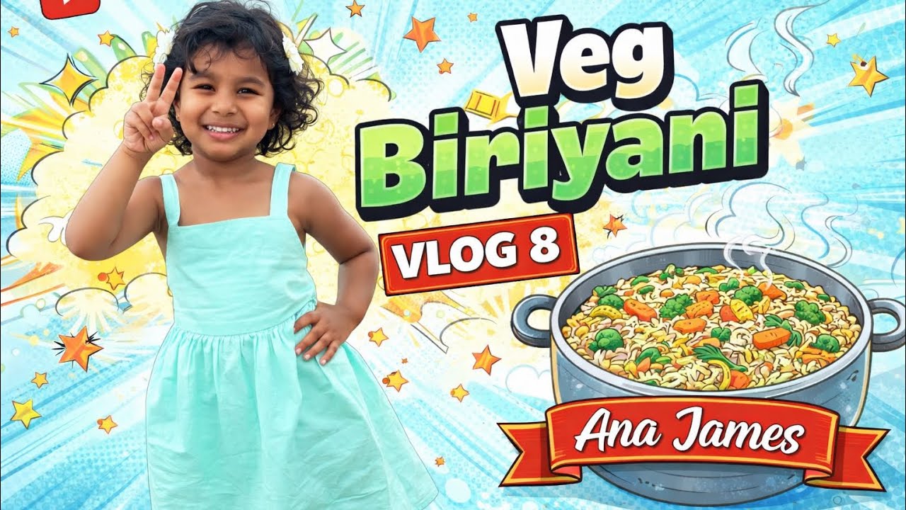 Veg Biriyani | Vlog 8 | Ana James