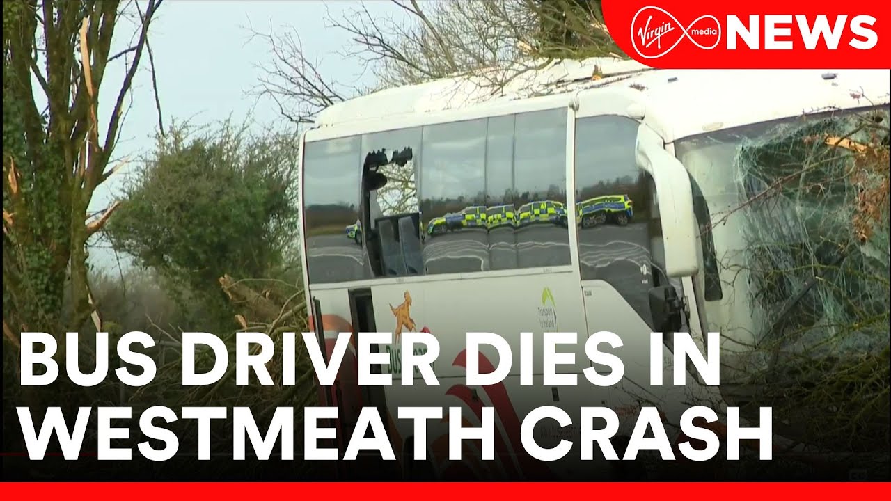 A 55 year-old bus driver has died following a crash in Moate in Co. Westmeath yesterday evening