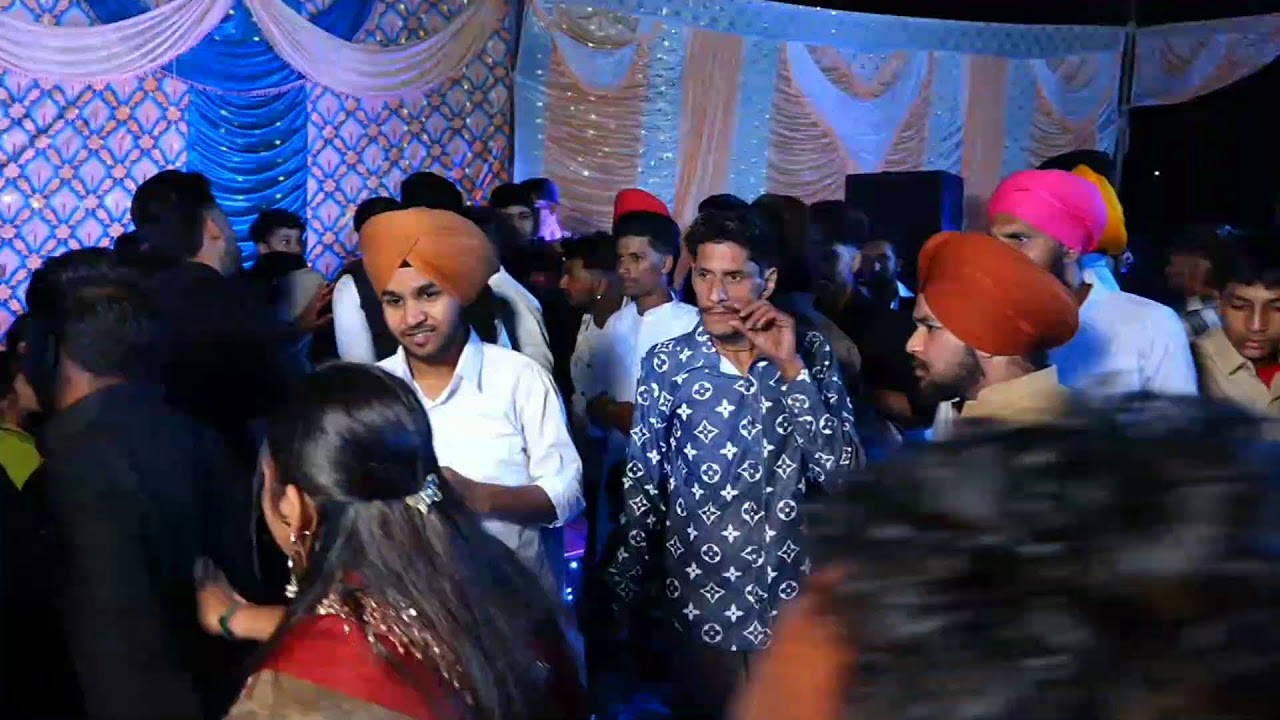 Mandeep Singh With Baljit Kaur   Bhog Dj Night live Happy Studio Begowal