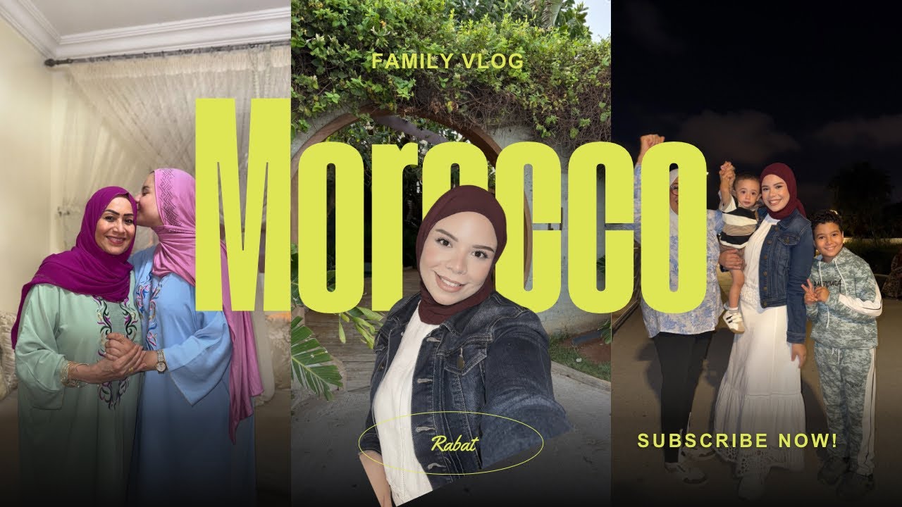 ايامنا في المغرب 🇲🇦 ، وصول زوجي من البحرين 🇧🇭 مشينا للرباط ، حمقتها بالنظافة 😍 /Morocco vlog /