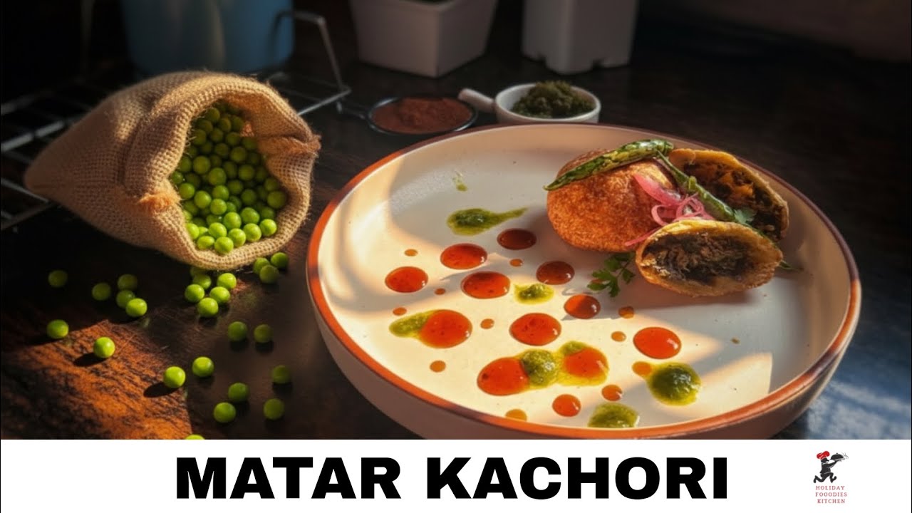 Matar Kachori Recipe | हलवाई जैसी खस्ता मटर कचोरी | Holiday Fooodies Kitchen