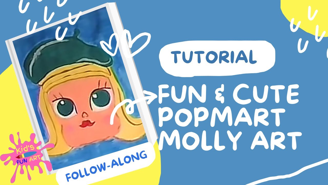 How To Paint Cute & Fun POPMART MOLLY Art