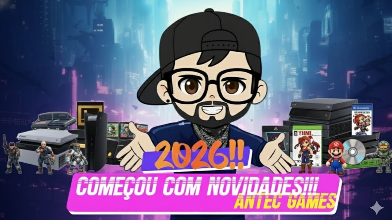 🏆ANTEC GAMES ⭐ 2026!!! COMEÇANDO COM NOVIDADES!!! 🤓✌🏻