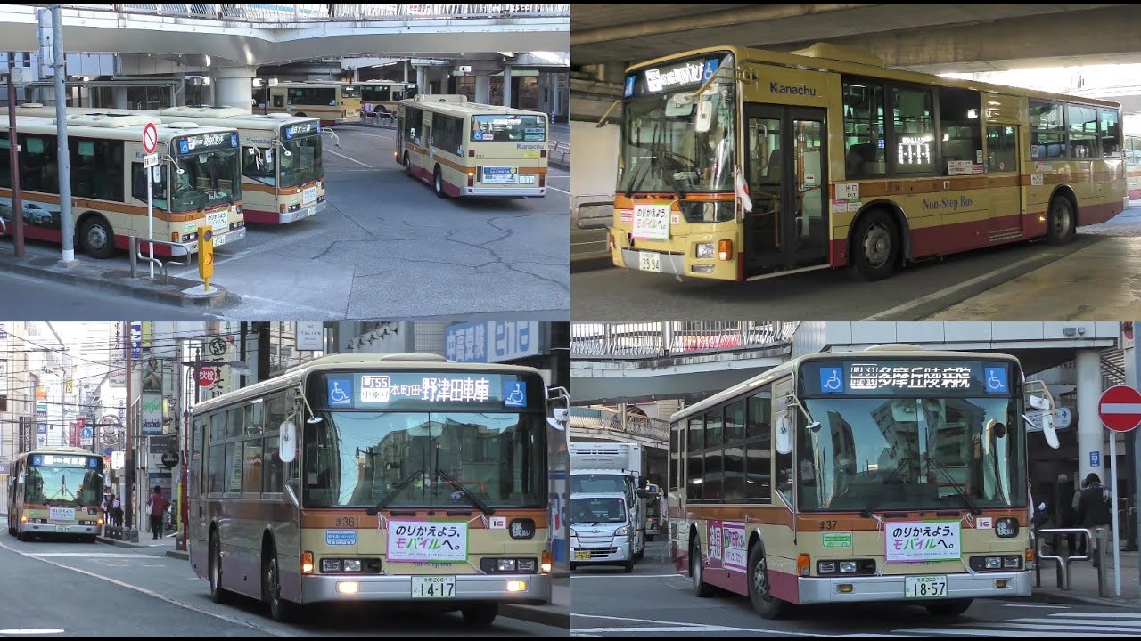 バスの行列を眺める＠町田駅バスセンター