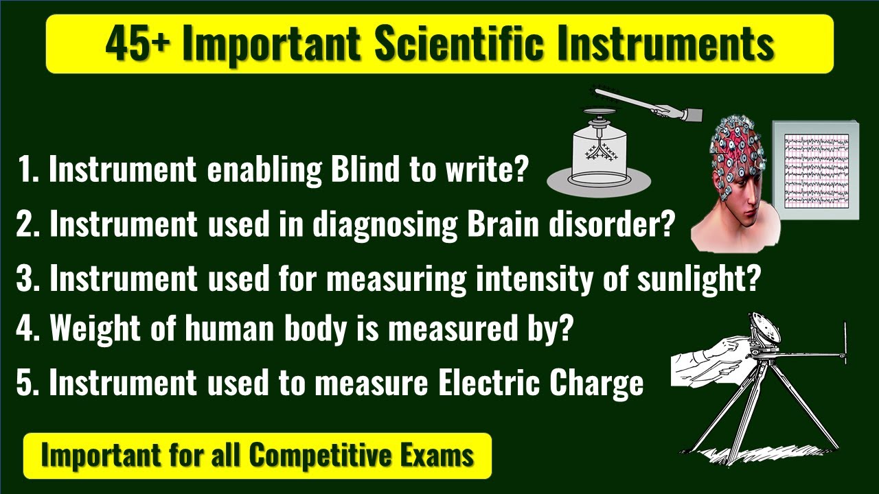 Important Scientific Instruments | Important for all Competitive Exams | Mcqsplanet Official