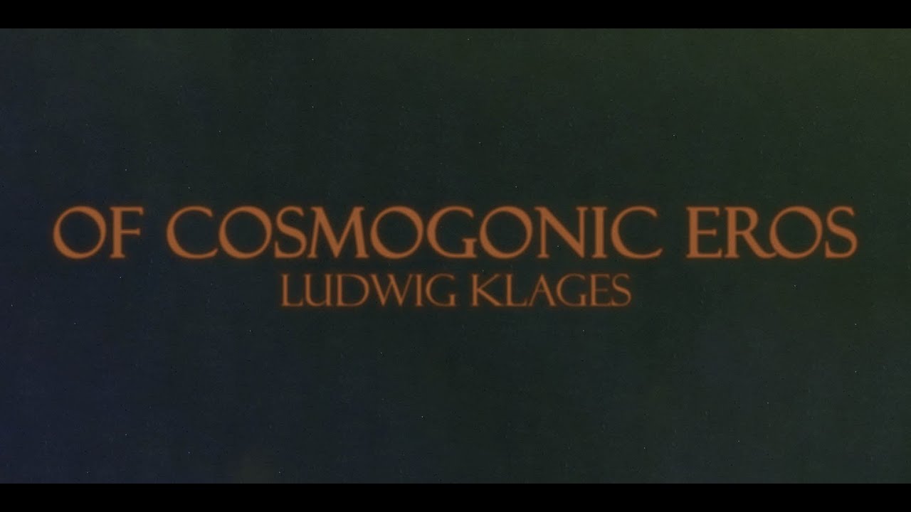 &laquo;О космогоническом Эросе&raquo; Людвига Клагеса (рецензия на книгу)