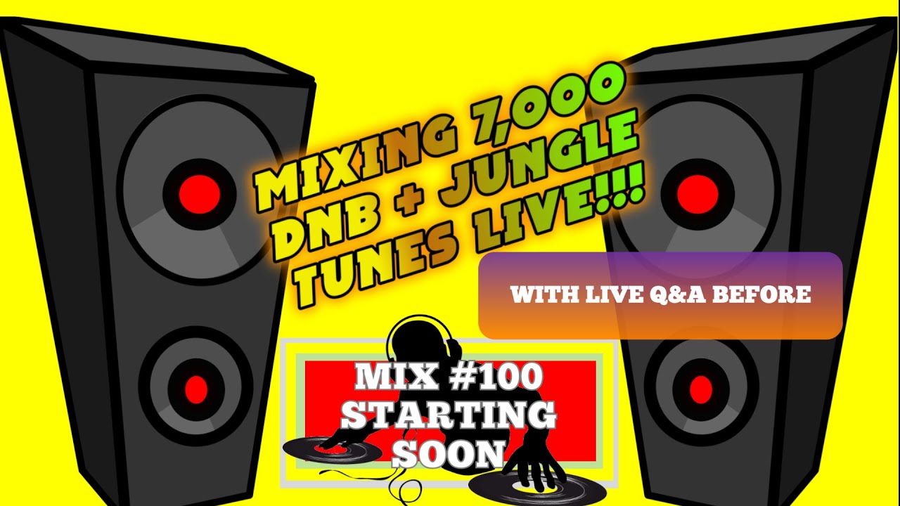 Mixing 7,000 DnB/Jungle Tunes Live! - Session #100 LIVE Q&A