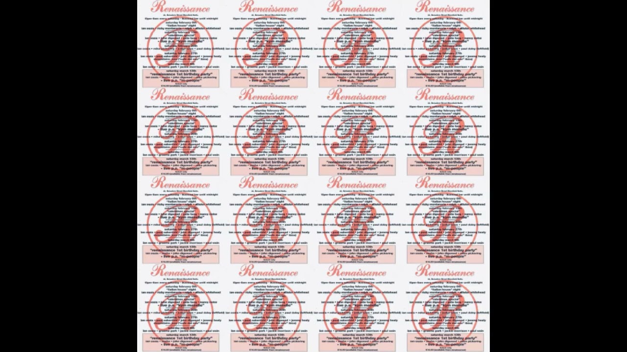 Sasha, Renaissance 1st Birthday, Venue 44  Mansfield, 13 3 93 Part 2