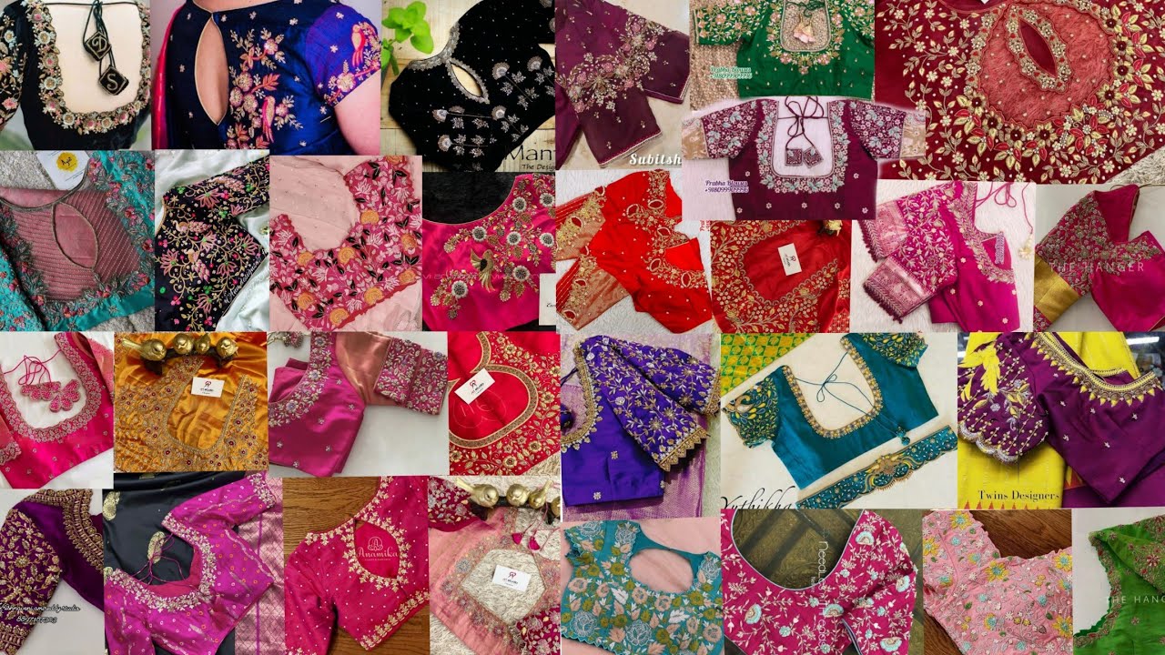 New model computer work blouse designs ||  latest collection and beautiful designs