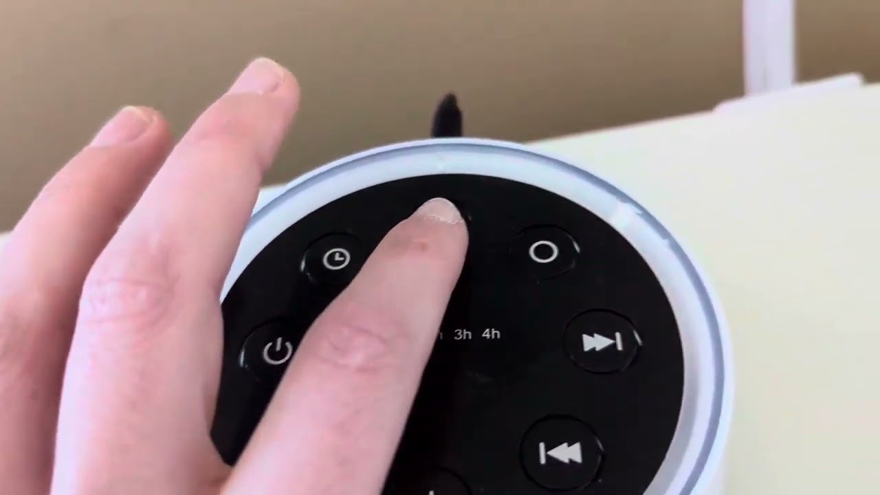 Sound Machine with 30 Soothing Sounds 12 Colors Night Light White Noise Machine Review
