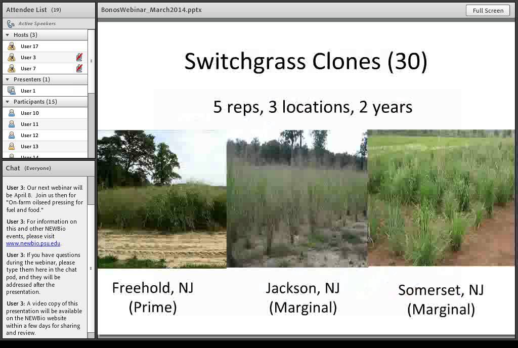 Switchgrass Breeding Objectives in the Northeast - Northeast Bioenergy Webinars