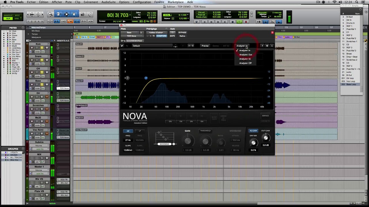 GRATUIT : Plugin EQ Dynamique TDR Nova - TOP DEMO