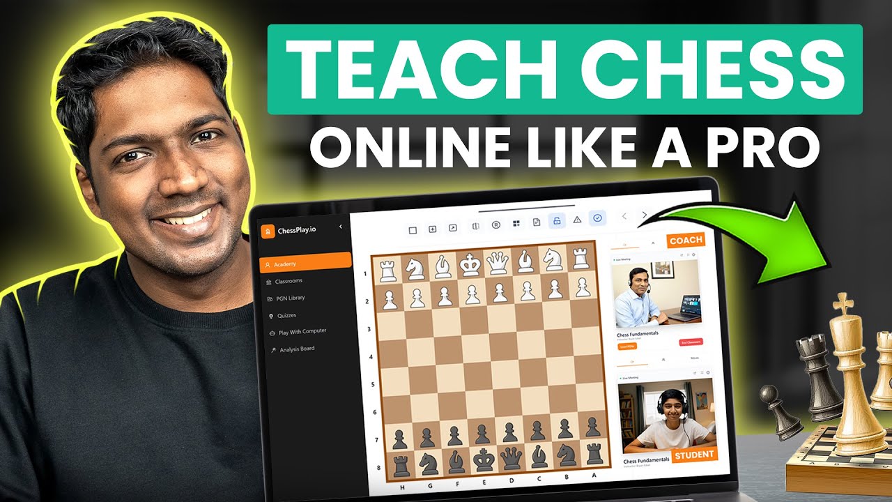 How to Teach Chess Online Like a Pro in 2026 | Chess Academy Software for Online Chess Coaches