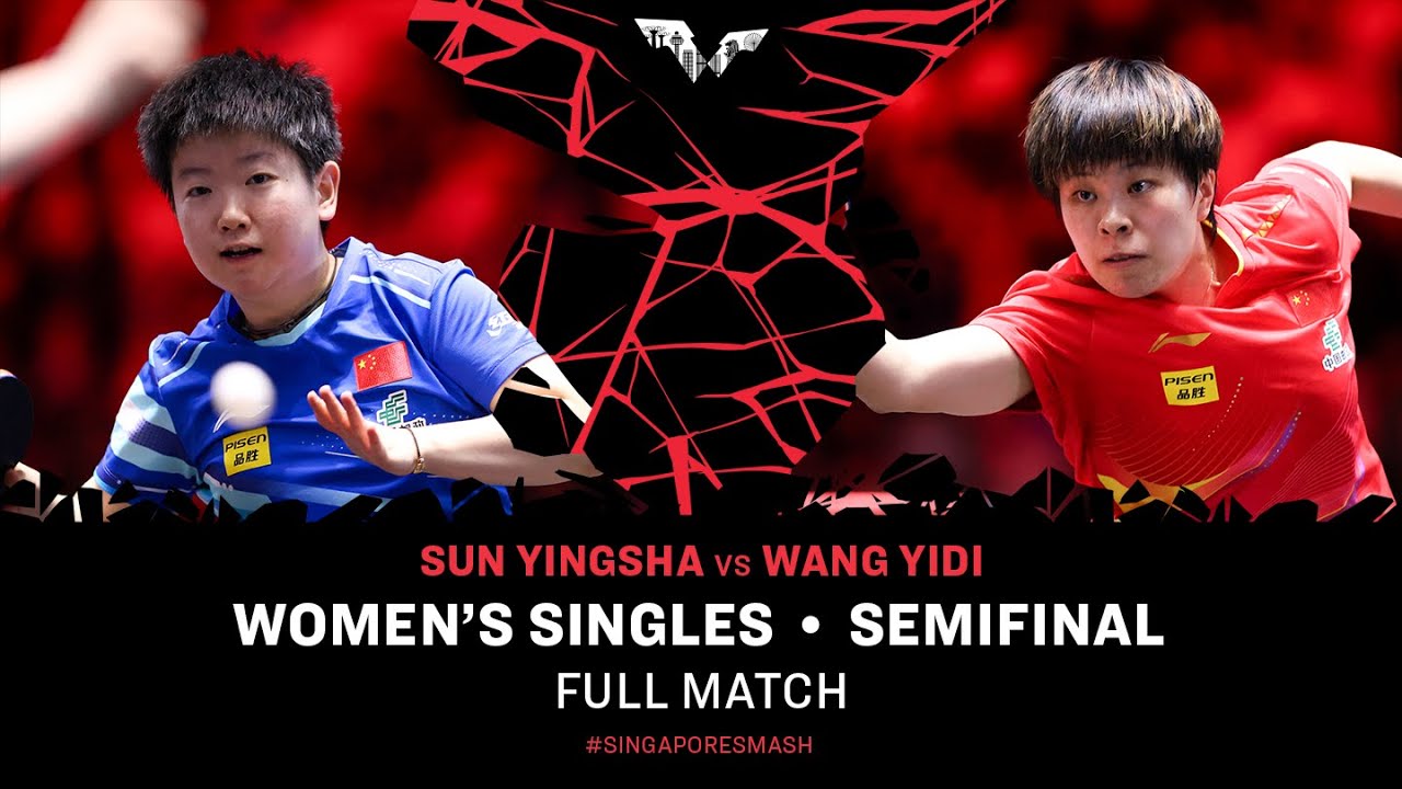 FULL MATCH | Sun Yingsha vs Wang Yidi | WS SF | #SingaporeSmash 2025